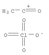 Ethylium, 1-oxo-, perchlorate
